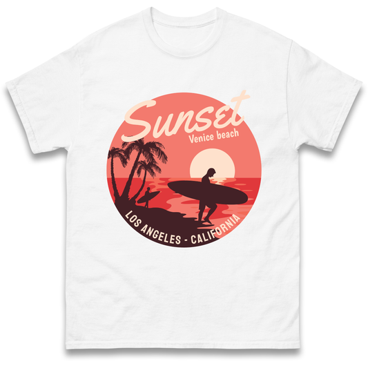 Sunset Venice Beach T Shirt