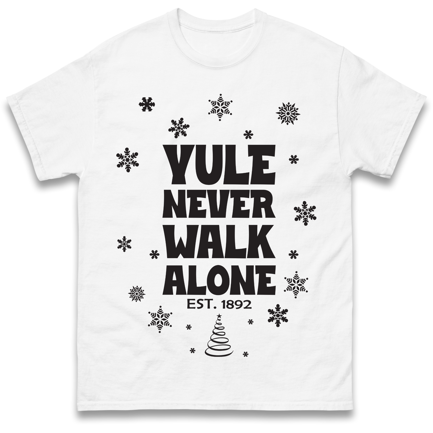 Yule Never Walk Alone Liverpool Christmas T Shirt