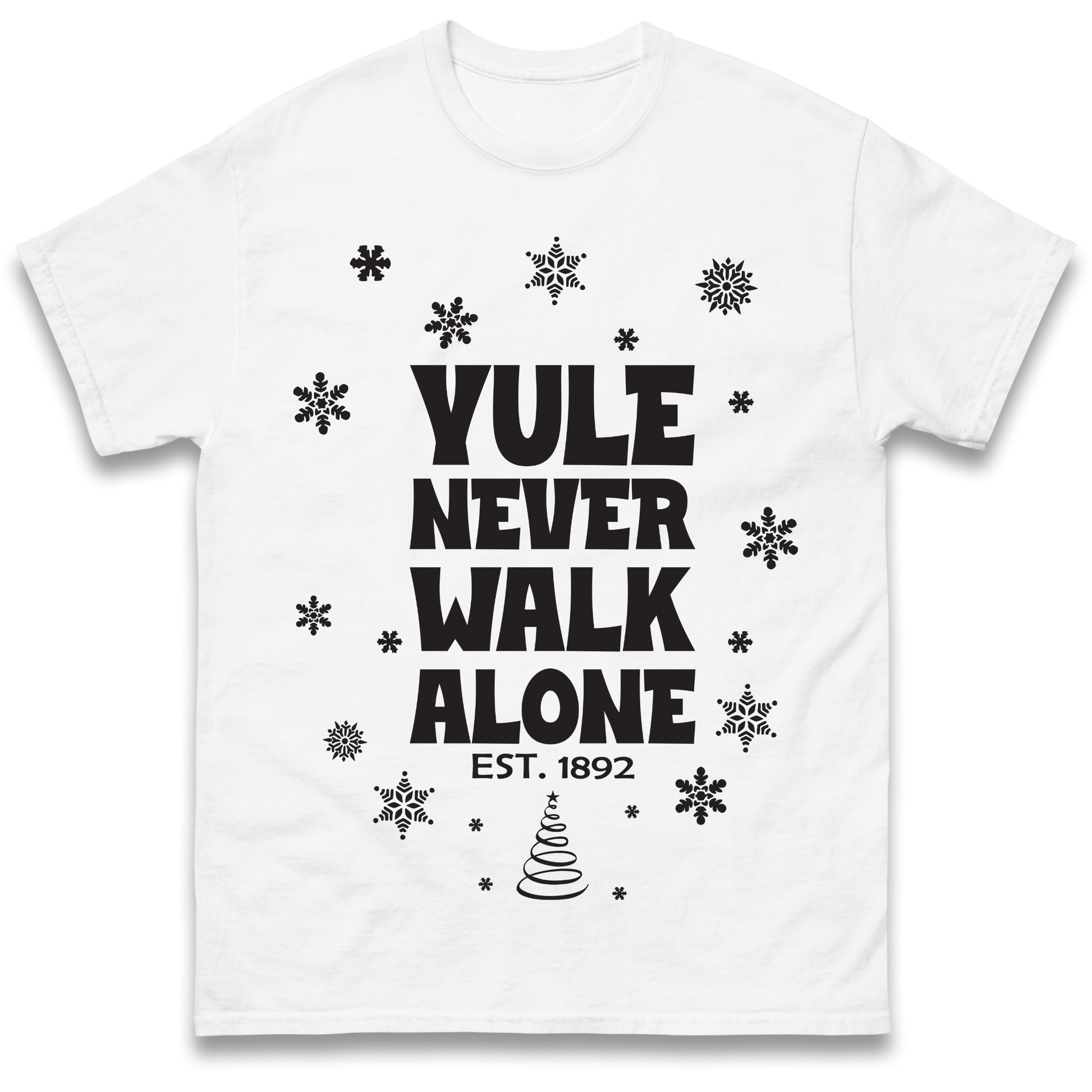 Yule Never Walk Alone Liverpool Christmas T Shirt