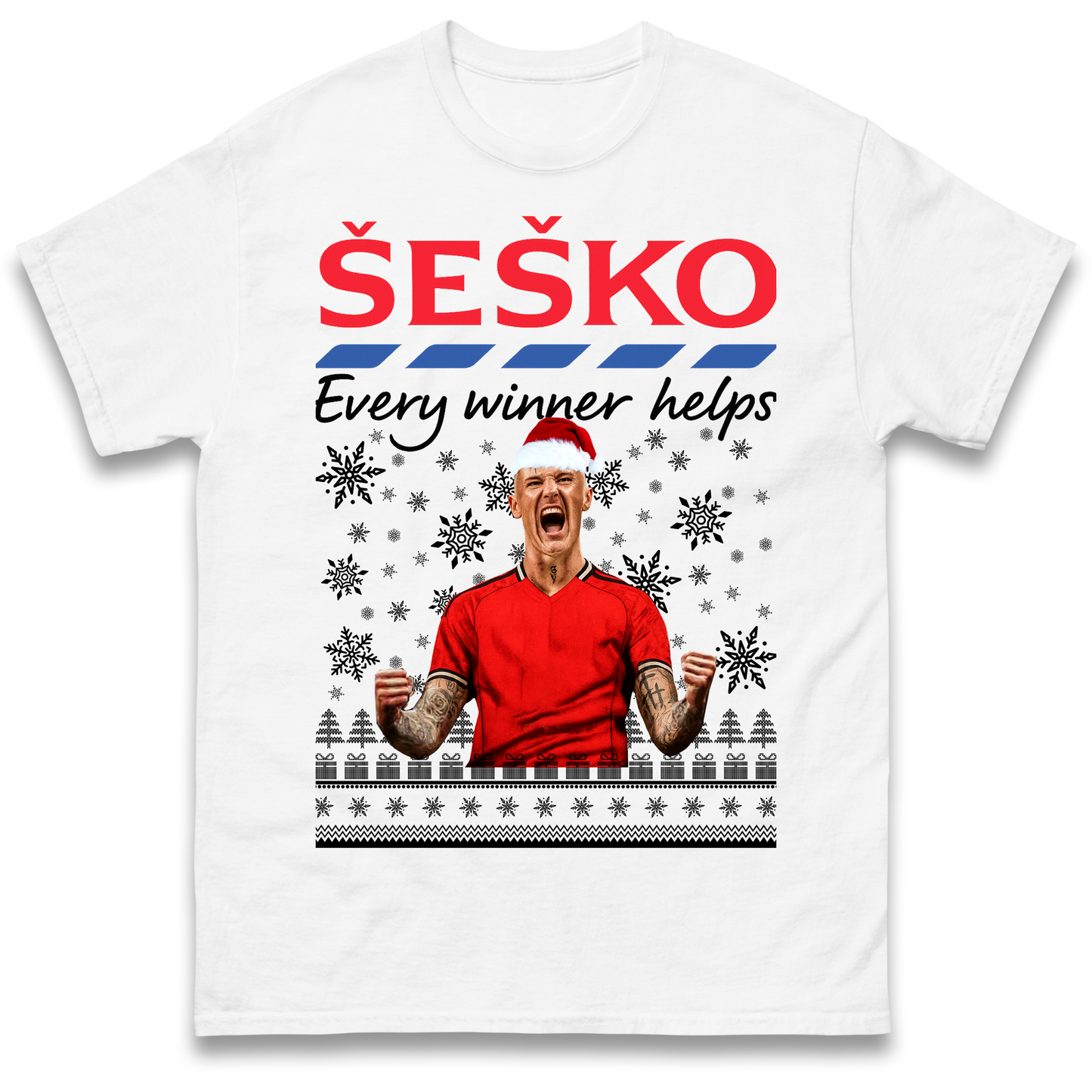 Benjamin Sesko Christmas T Shirt