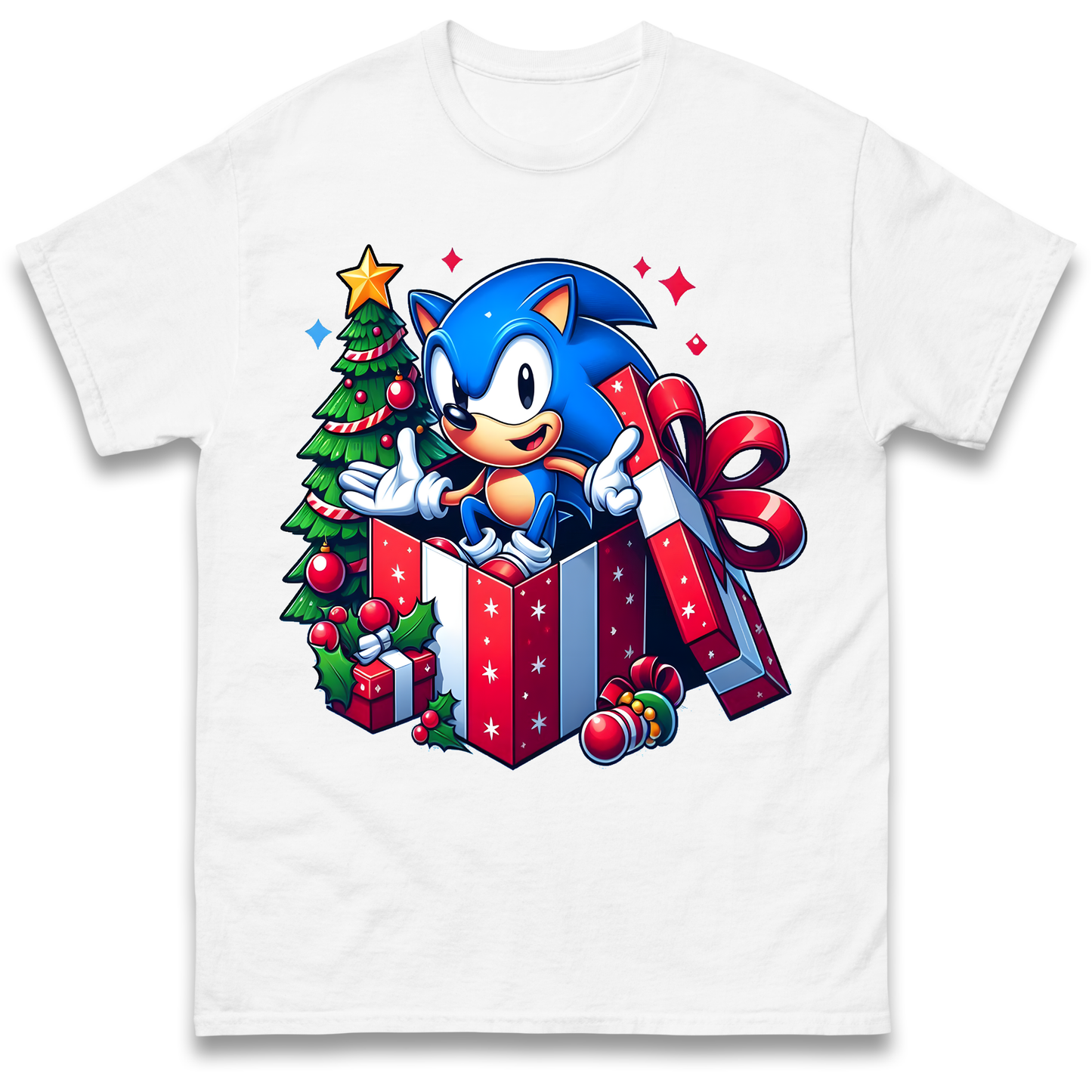 Sonic The Hedgehog Christmas T Shirt