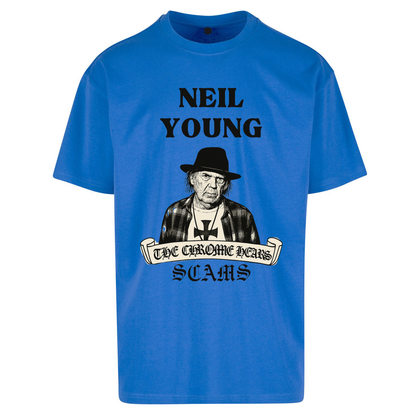 Neil Young and the Chrome Hearts Oversized T Shirt