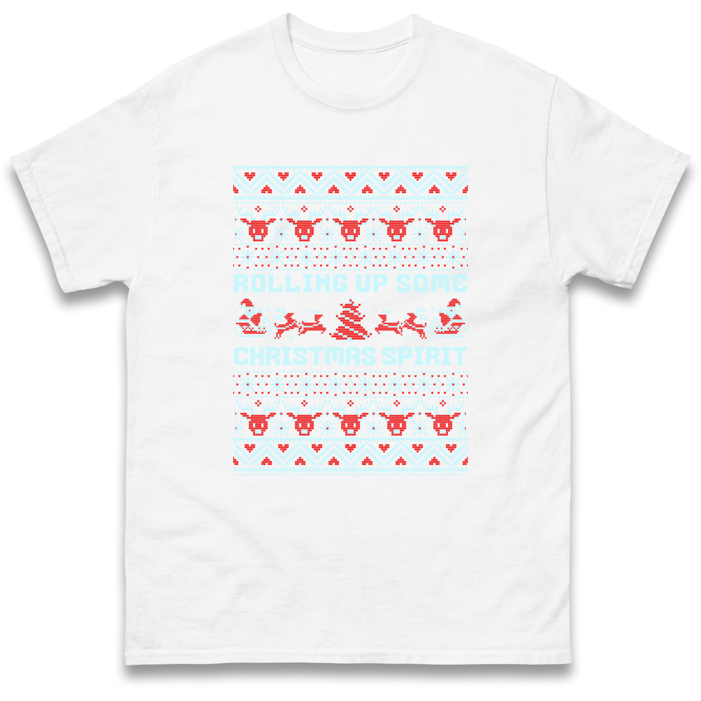 Rolling up Some Christmas Spirit T Shirt