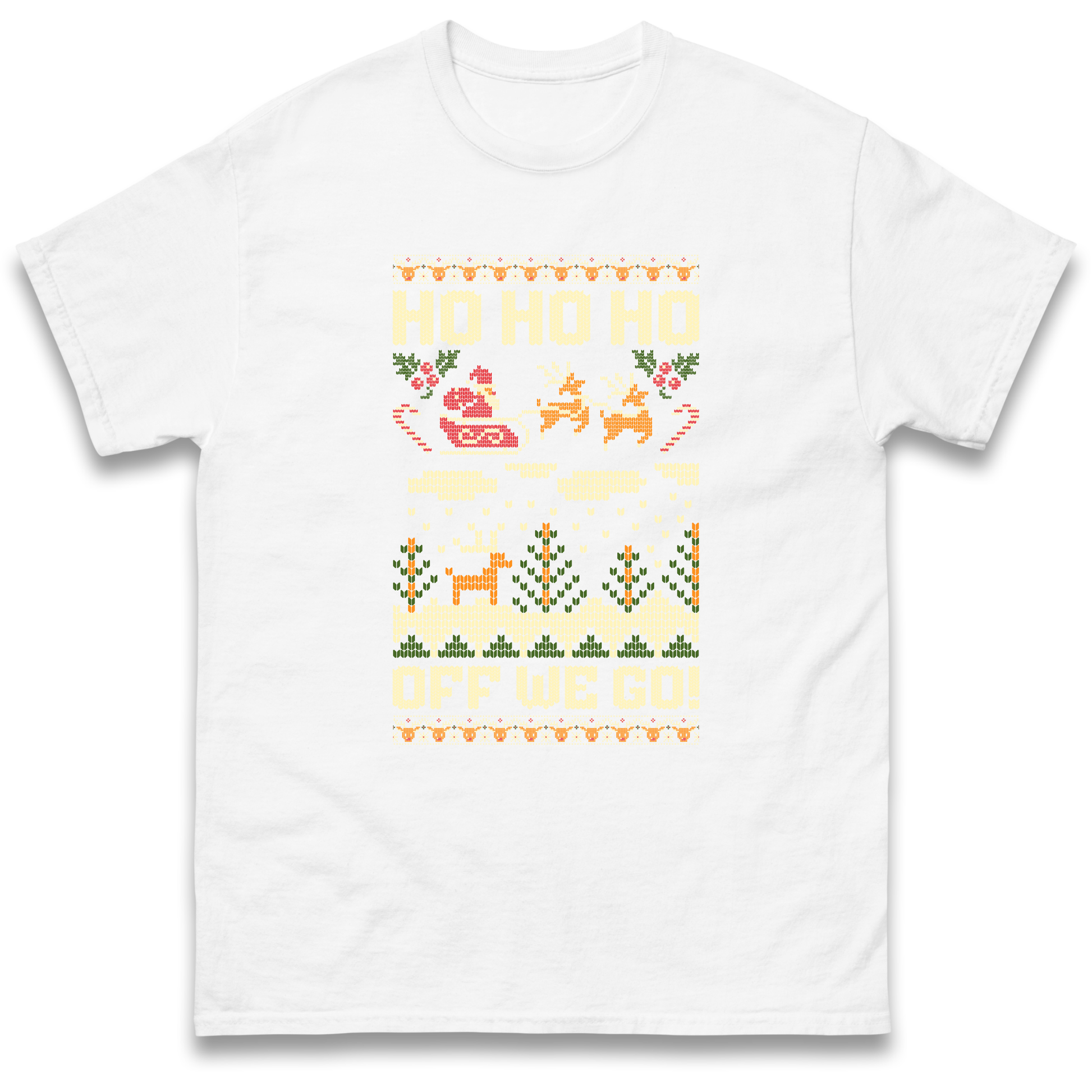 Have Yourself a HO HO HO Off we Go Christmas T Shirt