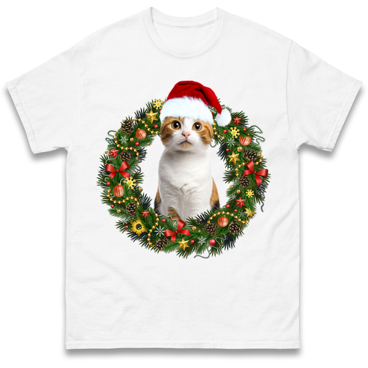 Cat Christmas T Shirt