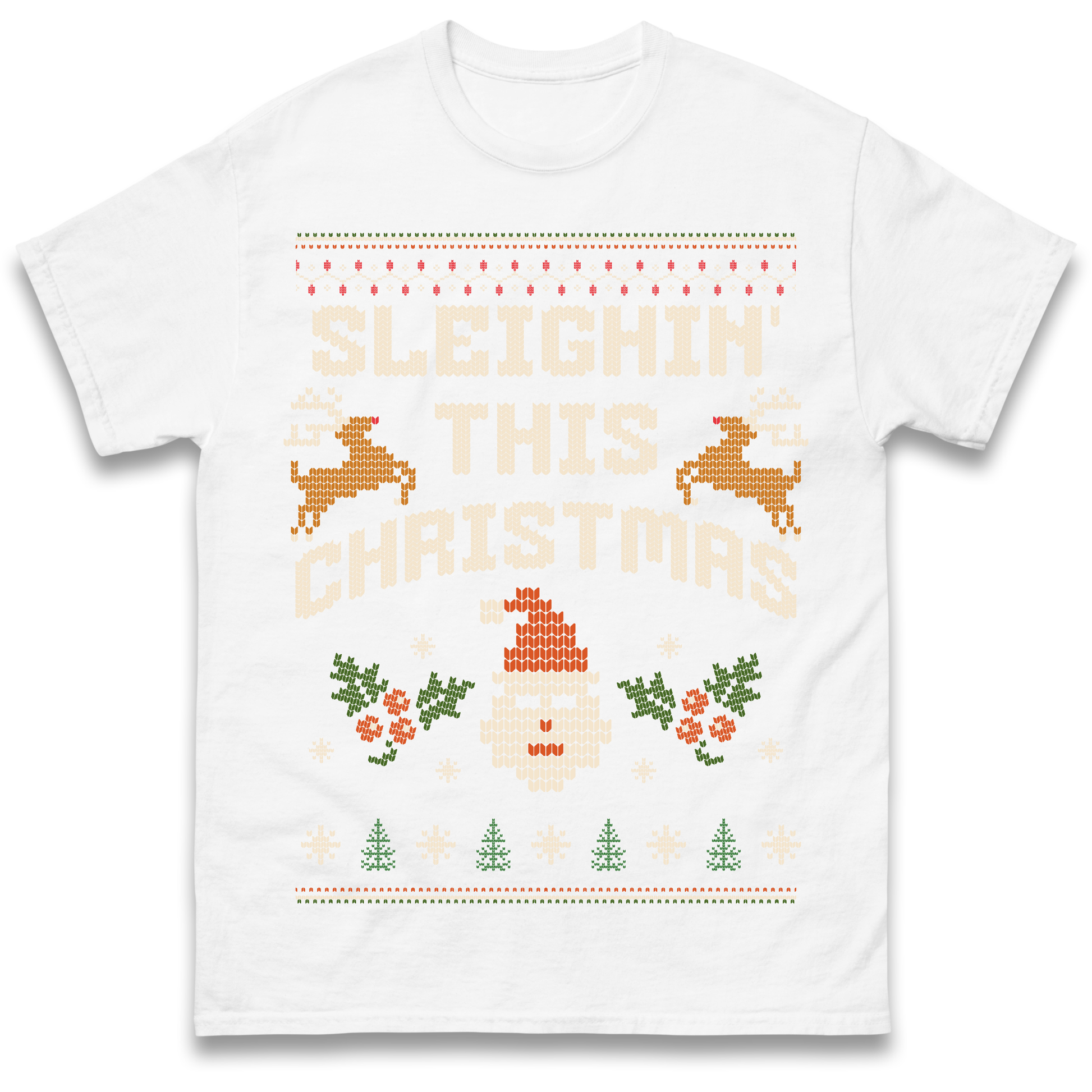 Sleighin This Christmas Christmas T Shirt