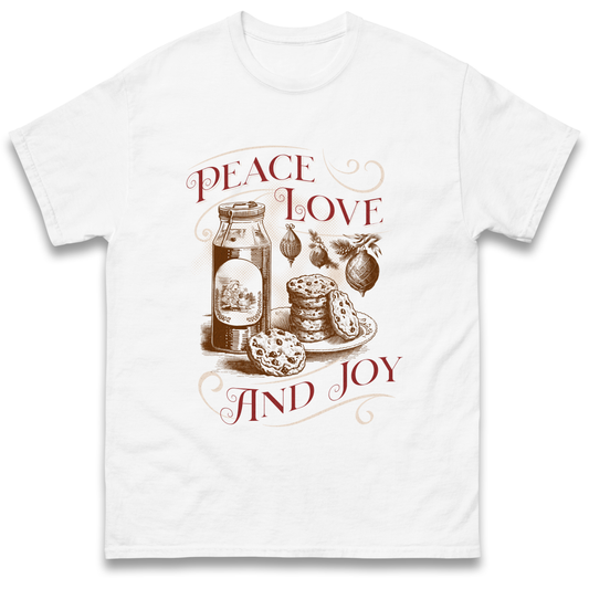 Peace Love And Joy Christmas T Shirt