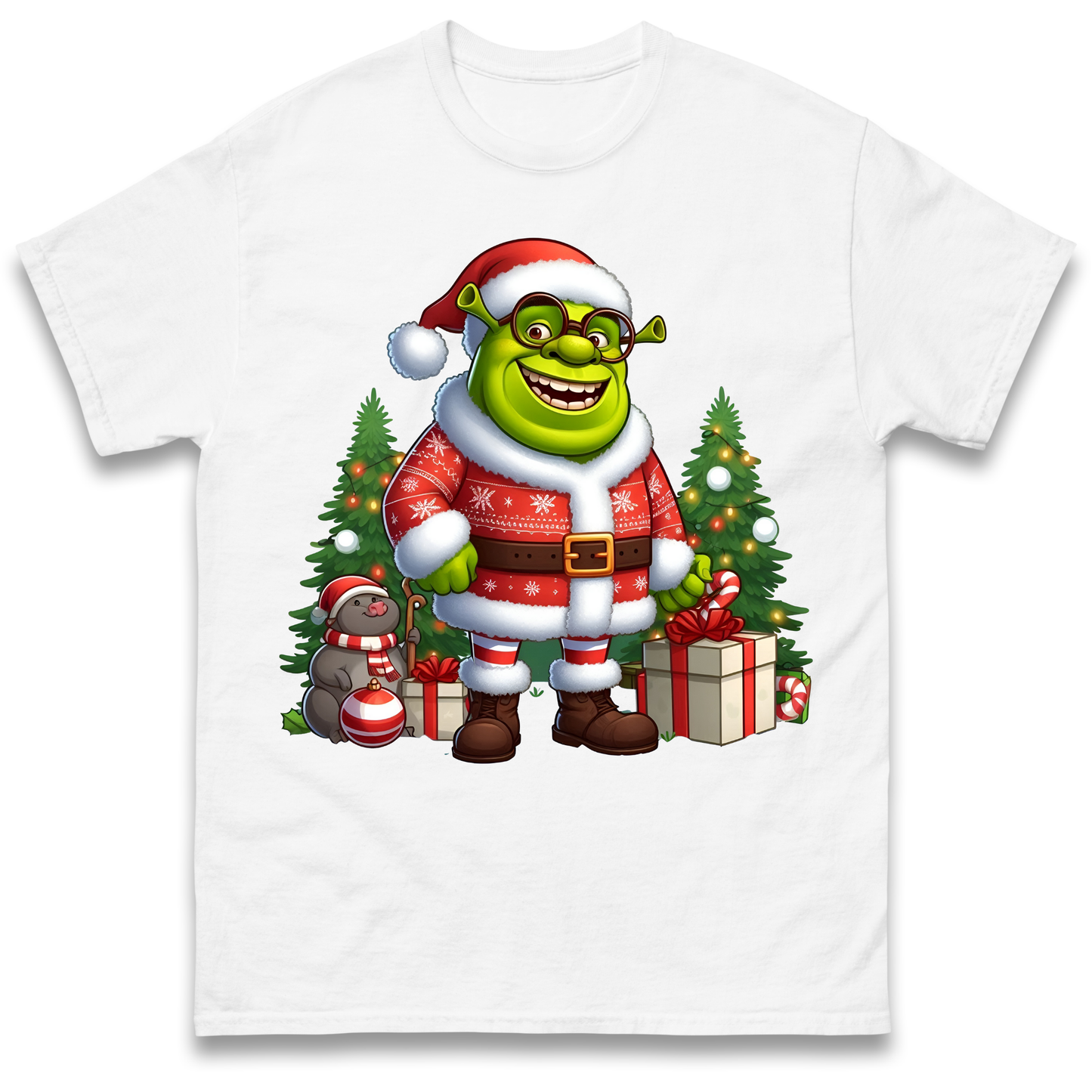 Shrek Santa Claus Presents T Shirt