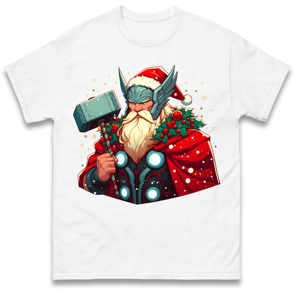 Viking Thor Santa T Shirt