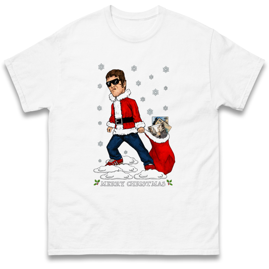 Liam Gallagher Christmas Santa T Shirt