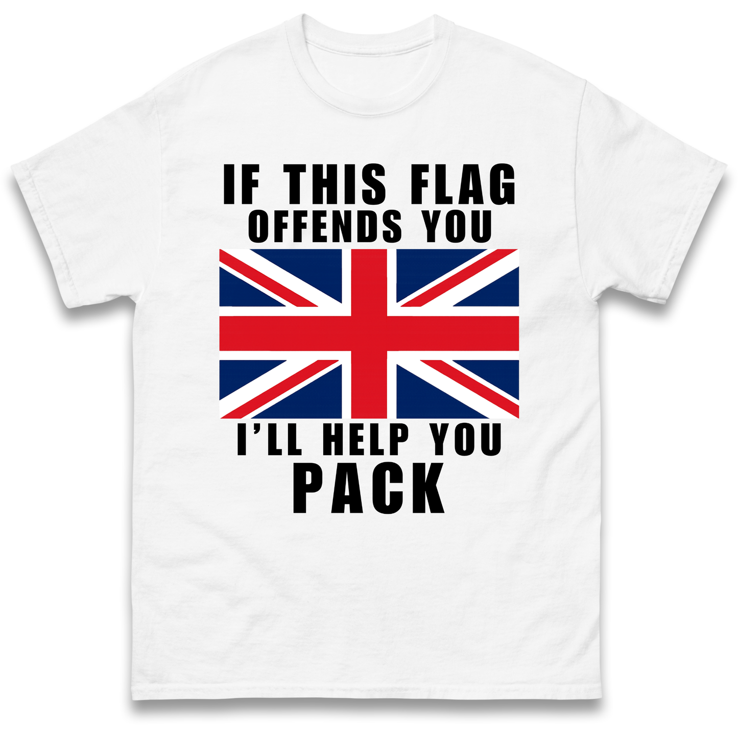 If This Flag Offends You I Will Help You Pack T Shirt