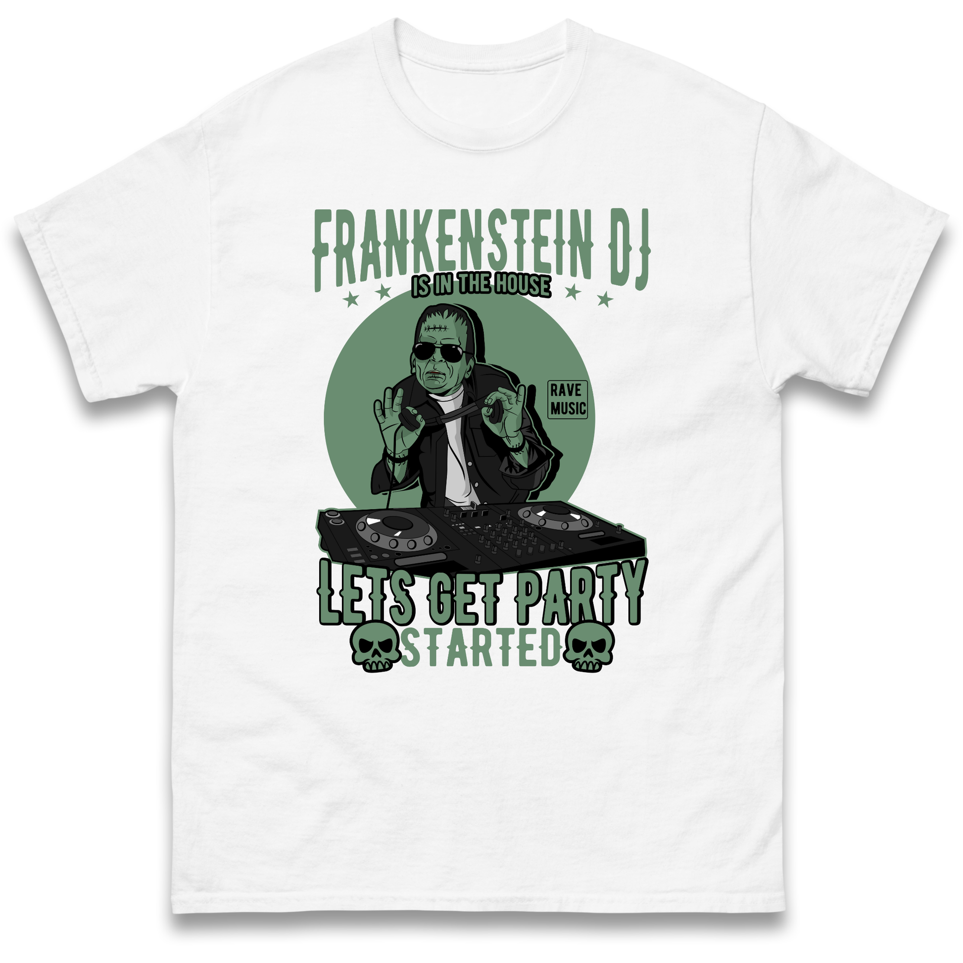 Frankenstein DJ T Shirt
