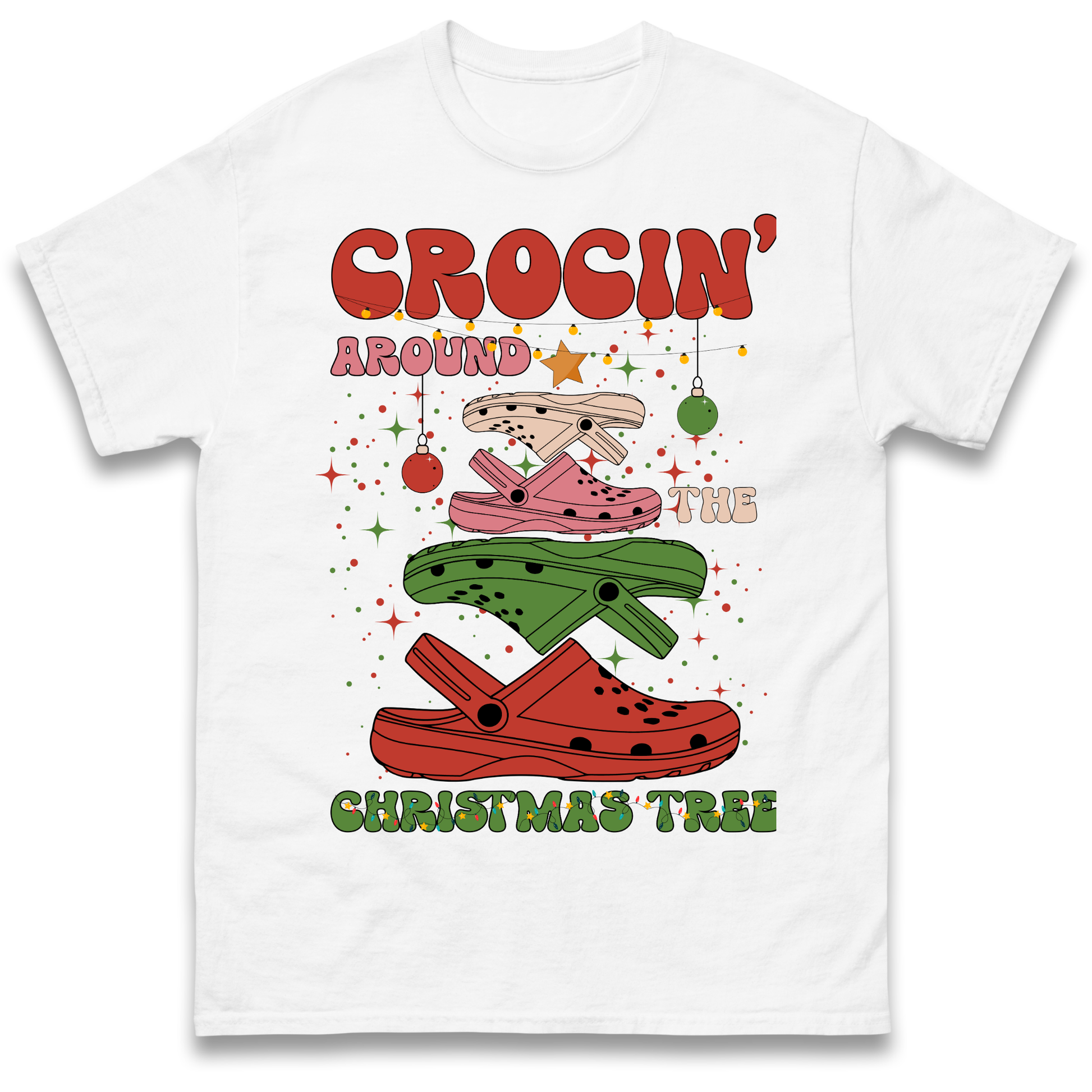 Crockin Around the Christmas Tree Christmas T Shirt