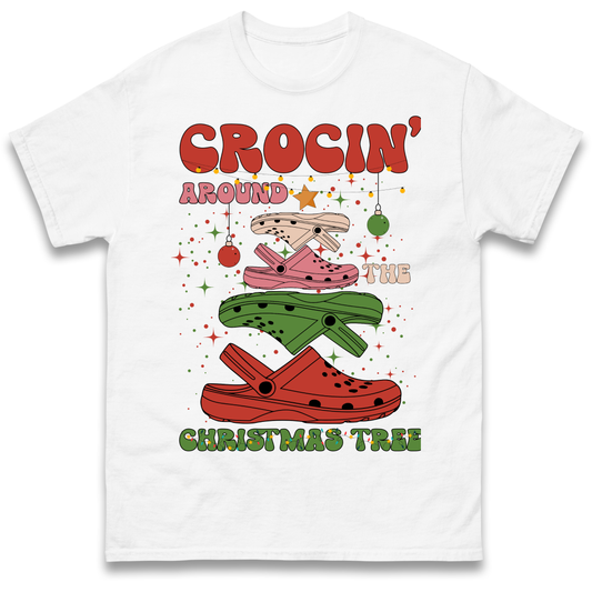 Crockin Around the Christmas Tree Christmas T Shirt