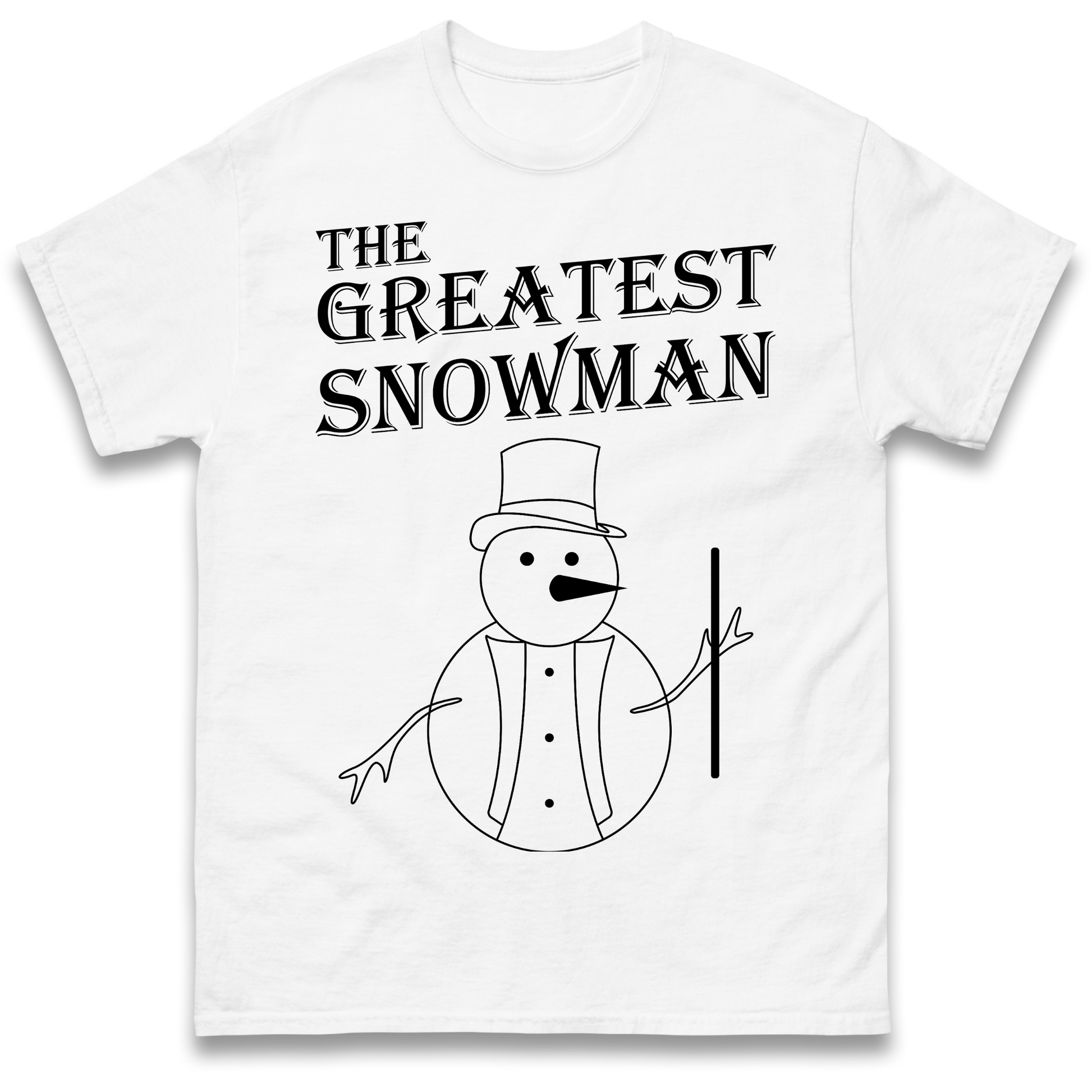 The Greatest Snowman Christmas T Shirt