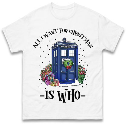 Dr Who Christmas T-Shirt