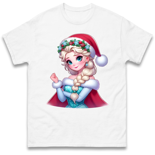 Elsa Frozen Santa T Shirt