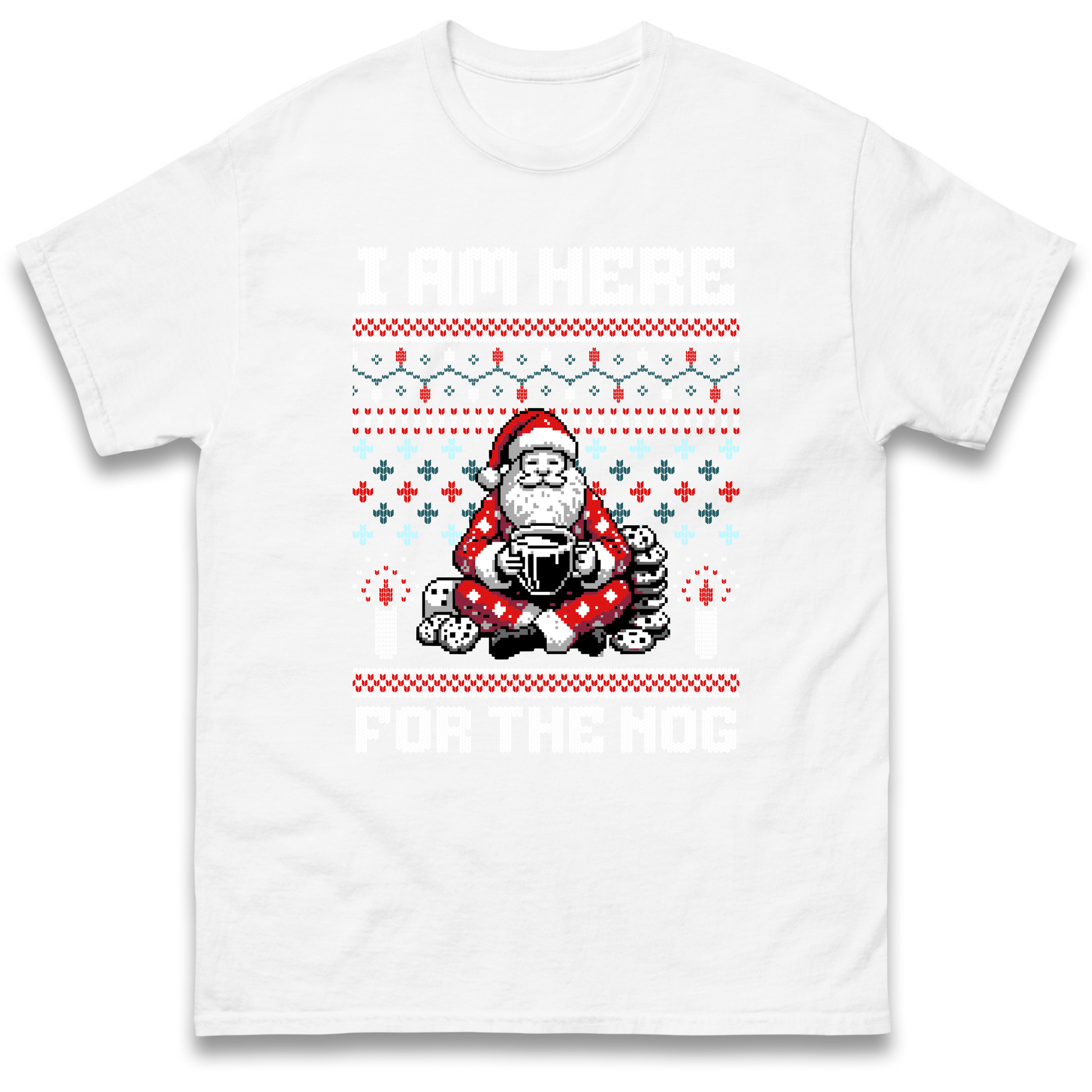 I am Here For The Nog Christmas T Shirt