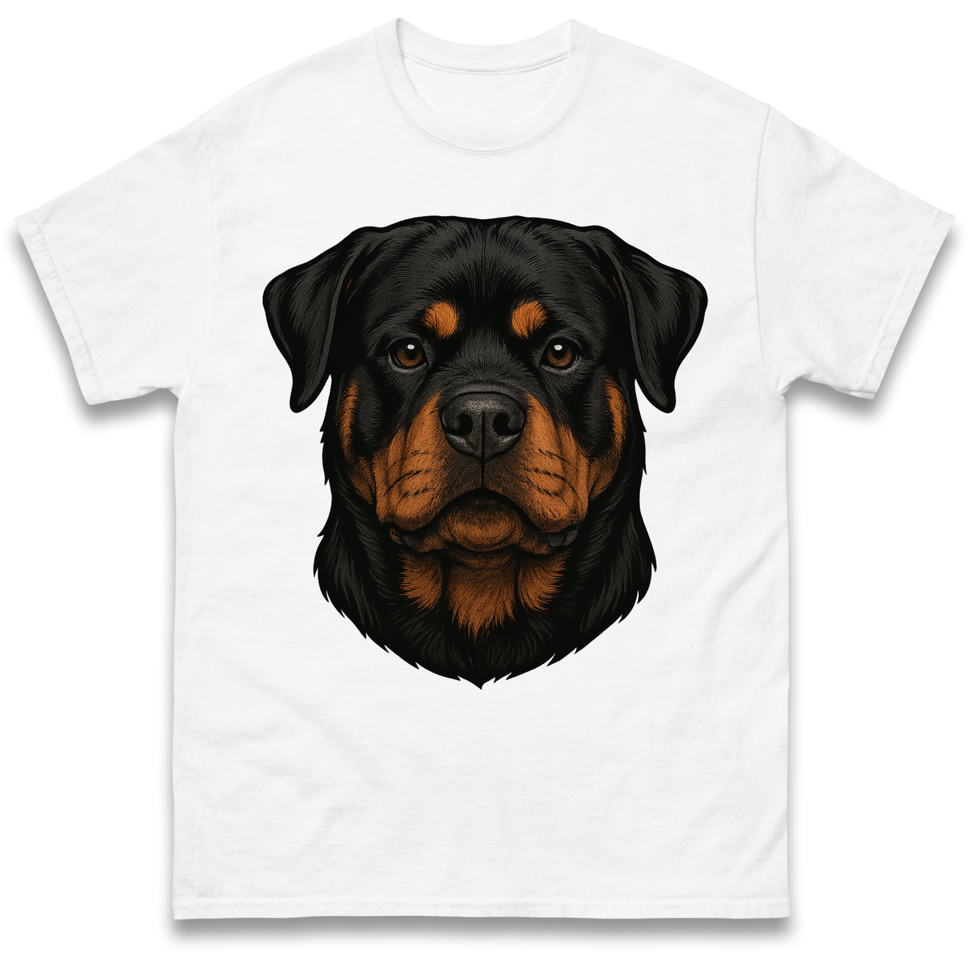 Rottweiler Face T Shirt