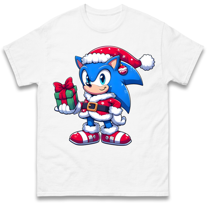 Sonic The Hedgehog Santa T Shirt
