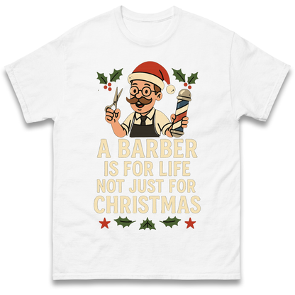 Barber Christmas T Shirt