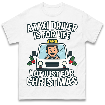 Taxi Driver Christmas T Shirt