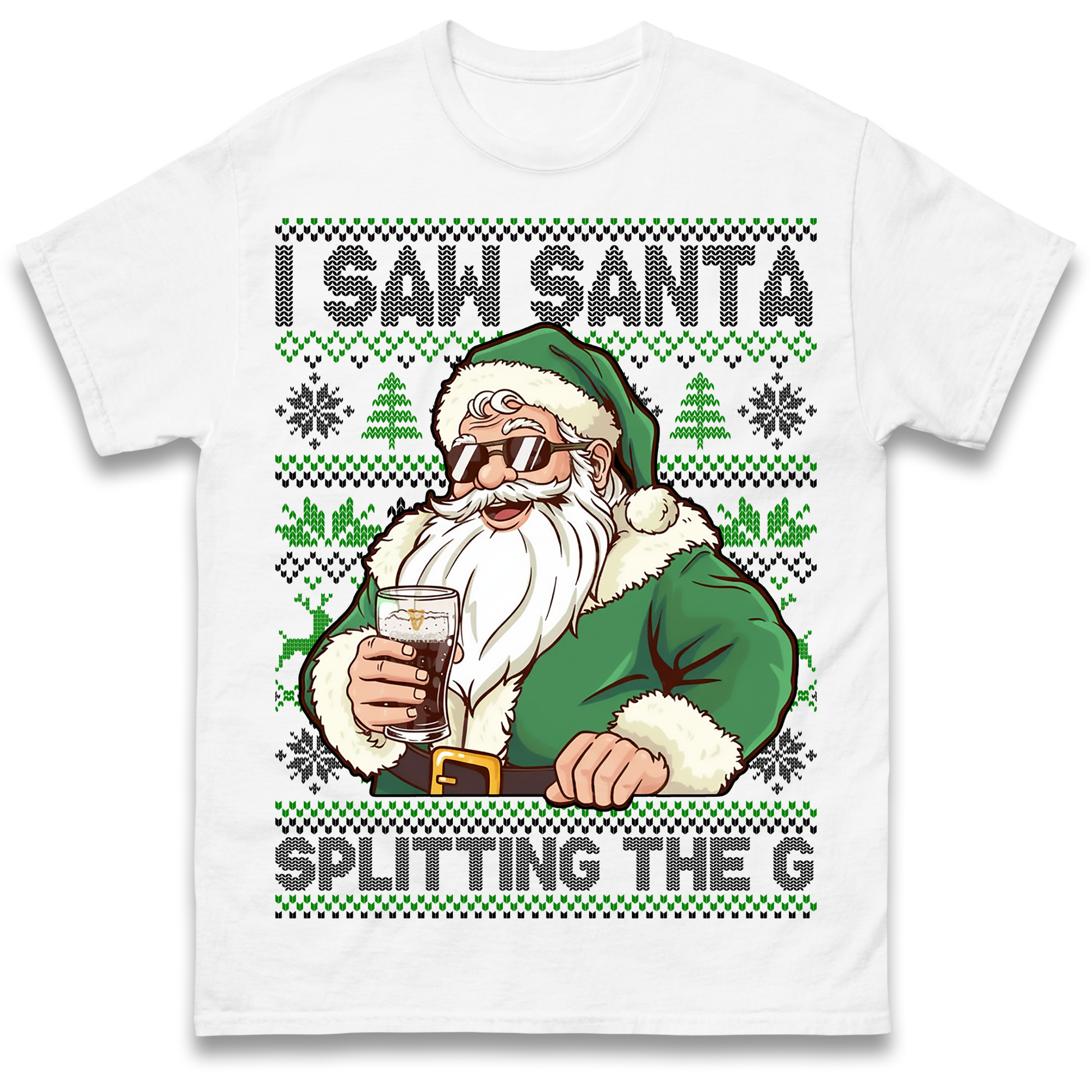 Santa Splitting The G T Shirt