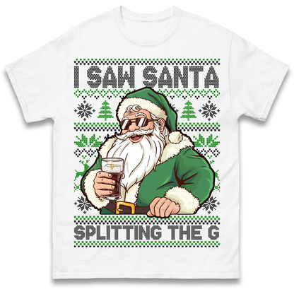 Santa Splitting The G T Shirt