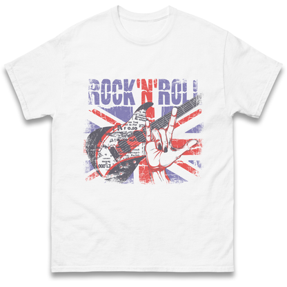 Rock N Roll Union Jack T Shirt