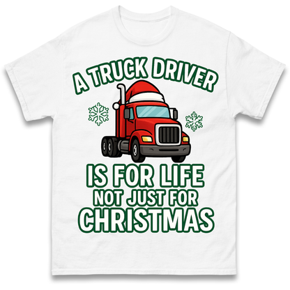 Truck Driver Christmas T Shirt