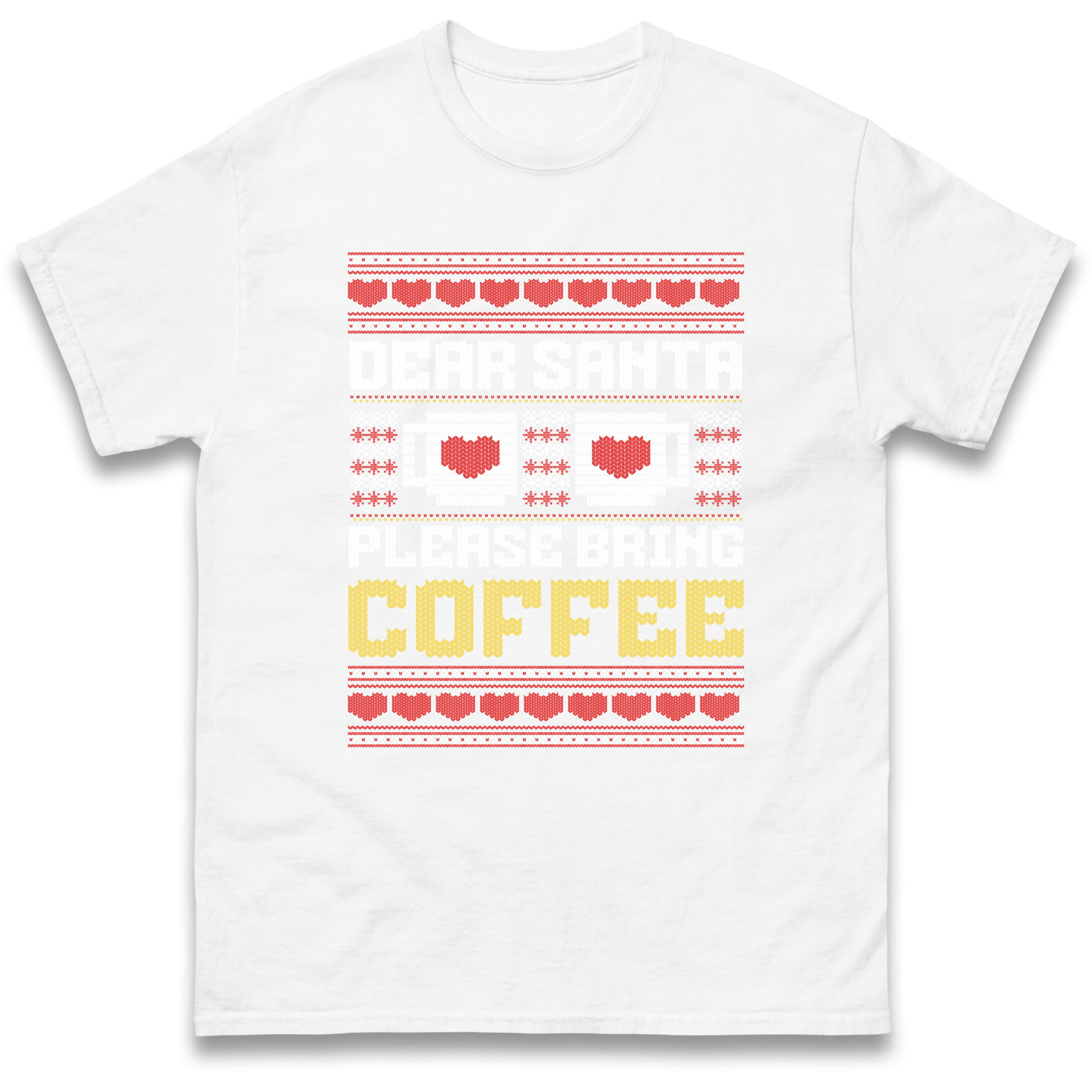 Dear Santa Please Bring Coffee T Shirt