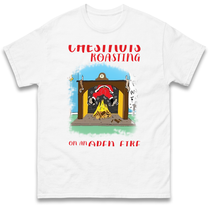 Chestnuts Roasting On An Open Fire Christmas T Shirt
