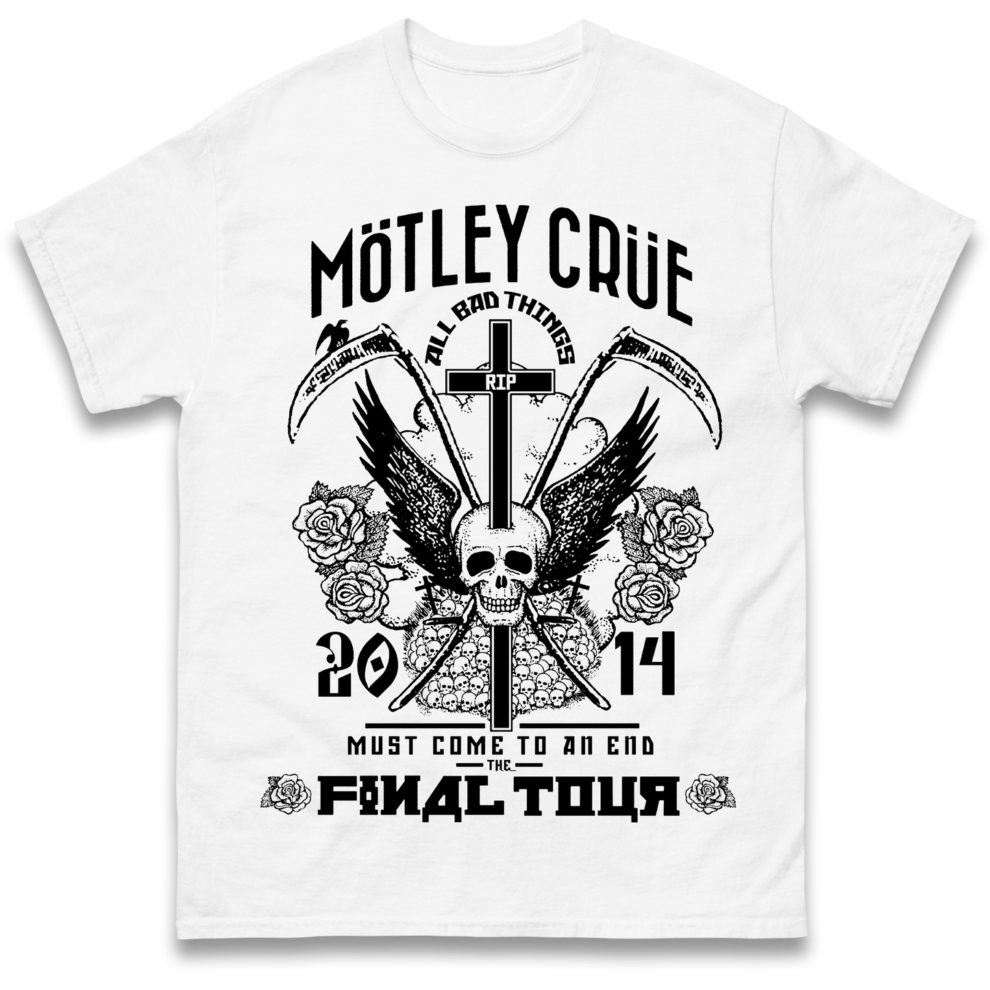 Motley Crue All Bad Things T Shirt
