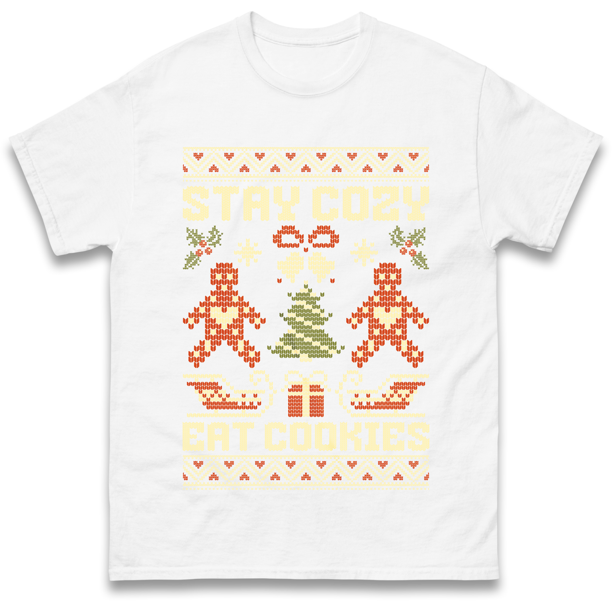 Stay Cozy Eat Cookies Christmas T Shirt