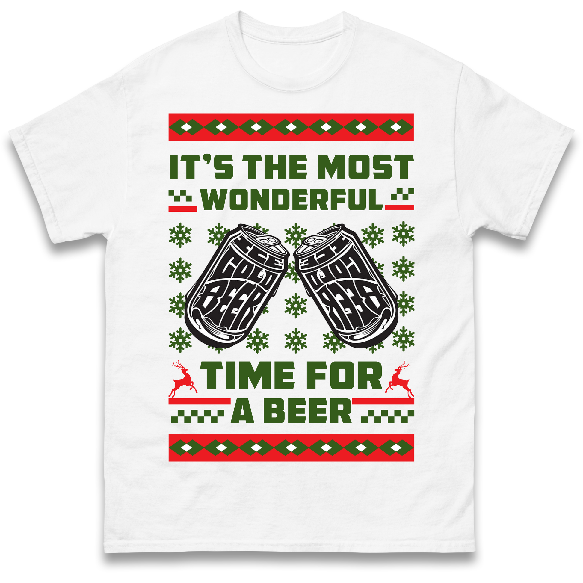 Its The Most Wonderful Time For A Beer Christmas T Shirt