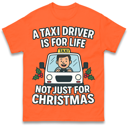 Taxi Driver Christmas T Shirt