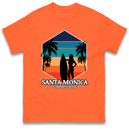 Santa Monica Summer Surfing T Shirt