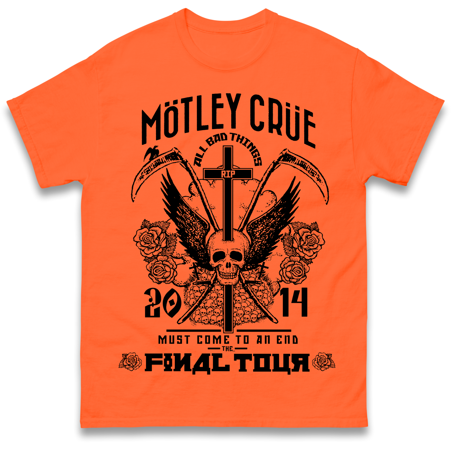 Motley Crue All Bad Things T Shirt