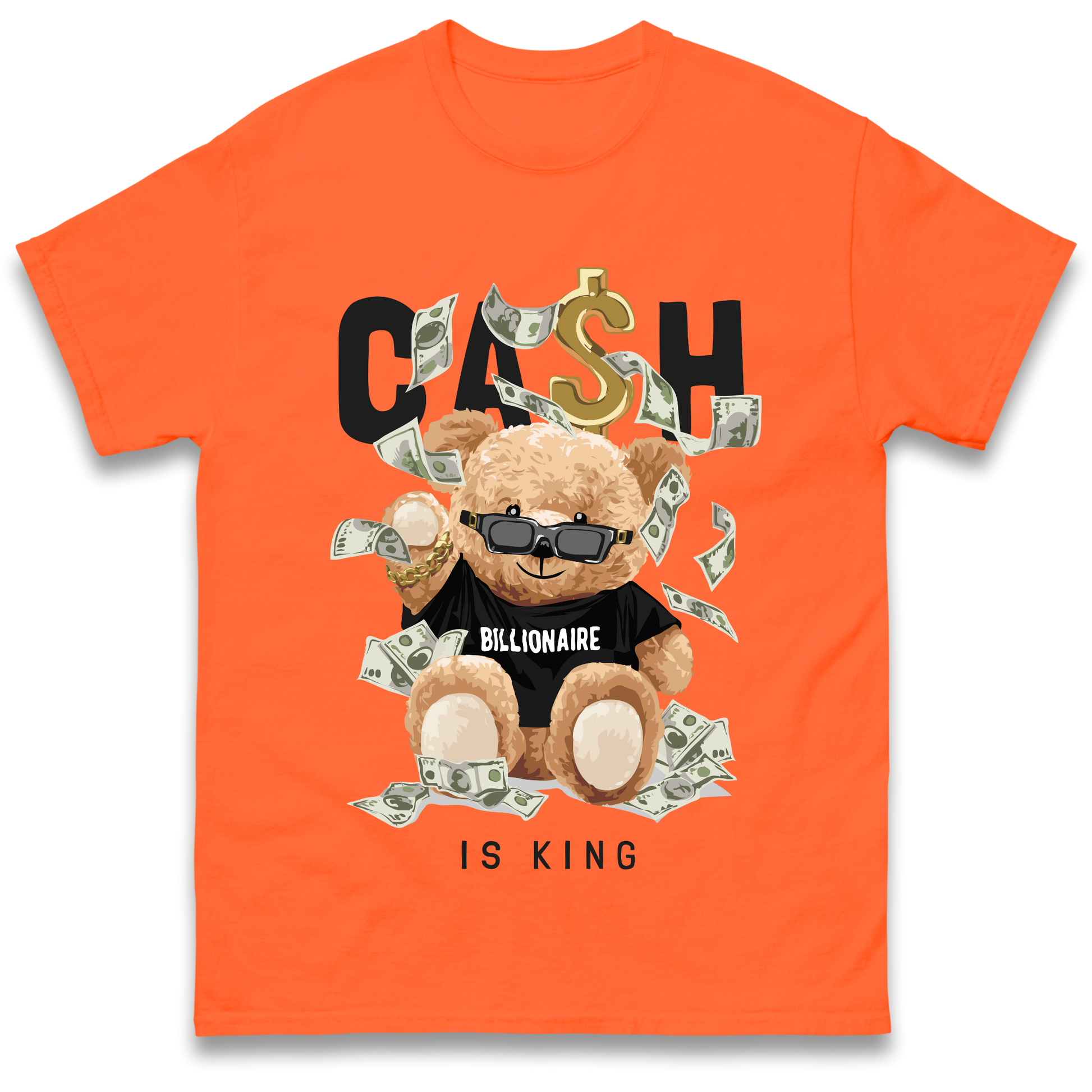 Teddy Bear Billionaire Streetwear T Shirt