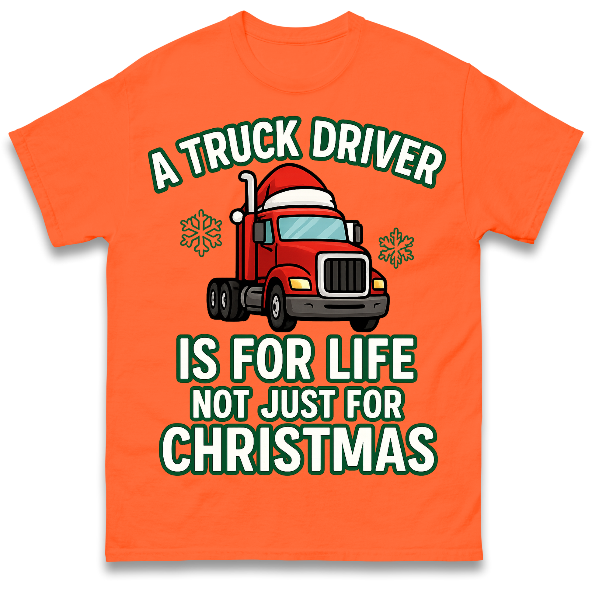 Truck Driver Christmas T Shirt