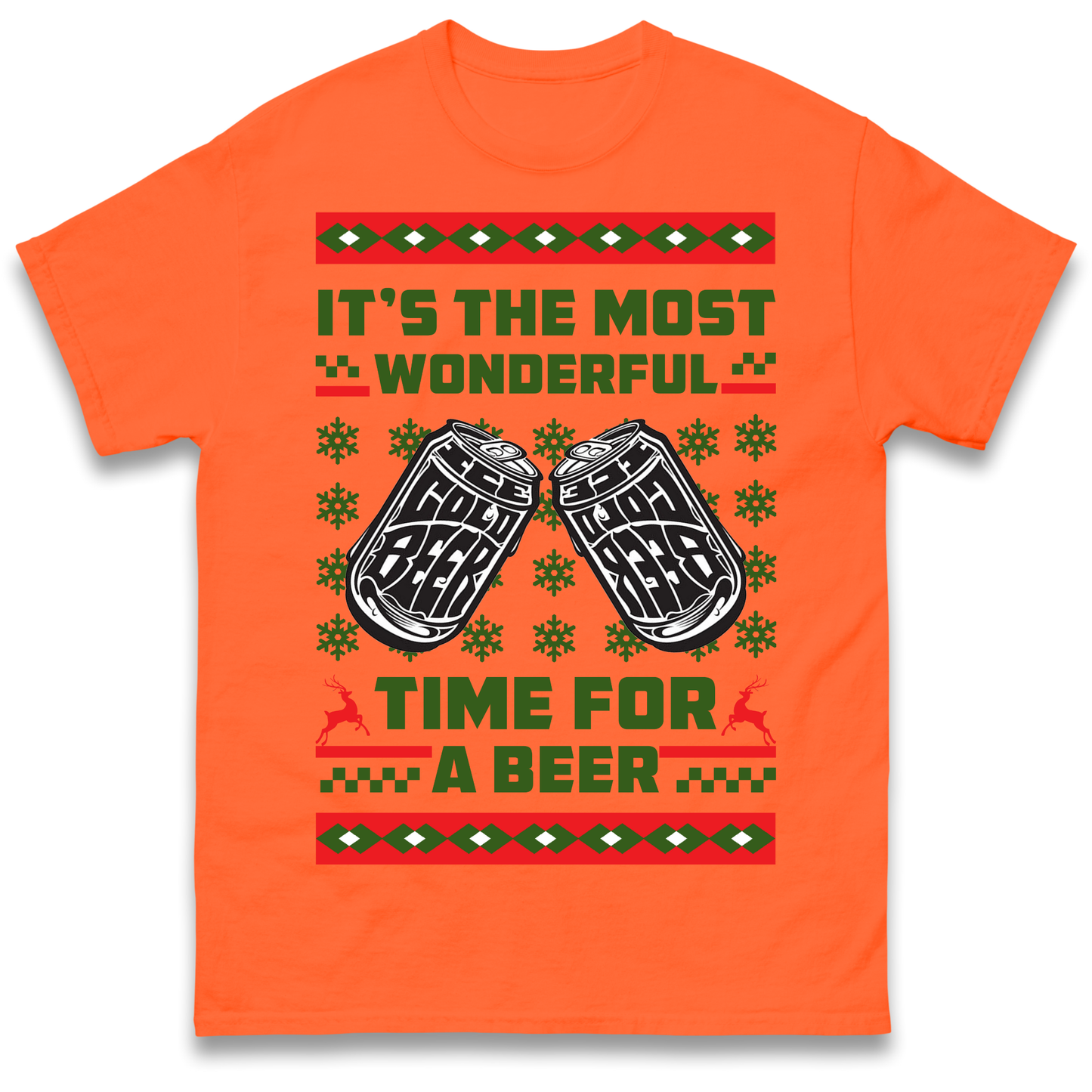 Its The Most Wonderful Time For A Beer Christmas T Shirt