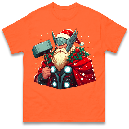 Viking Thor Santa T Shirt