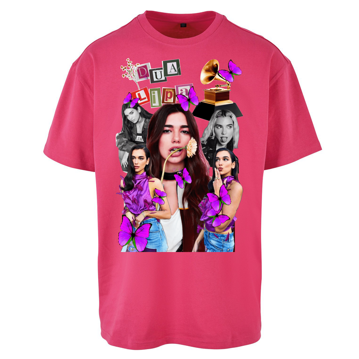 Dua Lipa Butterflies Oversized T Shirt