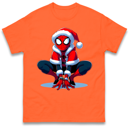 Spiderman Santa T Shirt