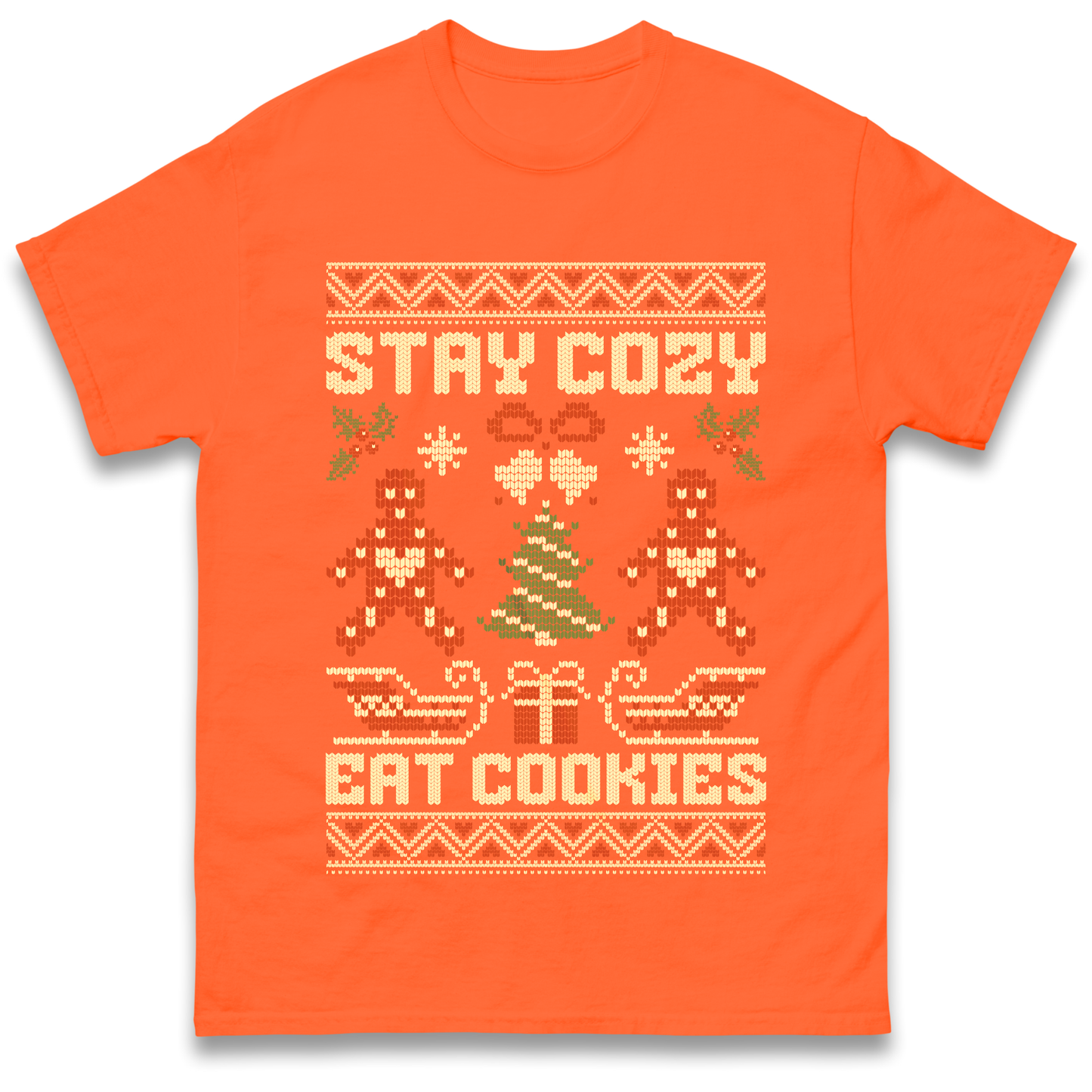 Stay Cozy Eat Cookies Christmas T Shirt