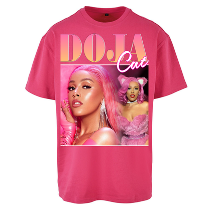 Doja Cat Pink Bootleg Oversized T Shirt