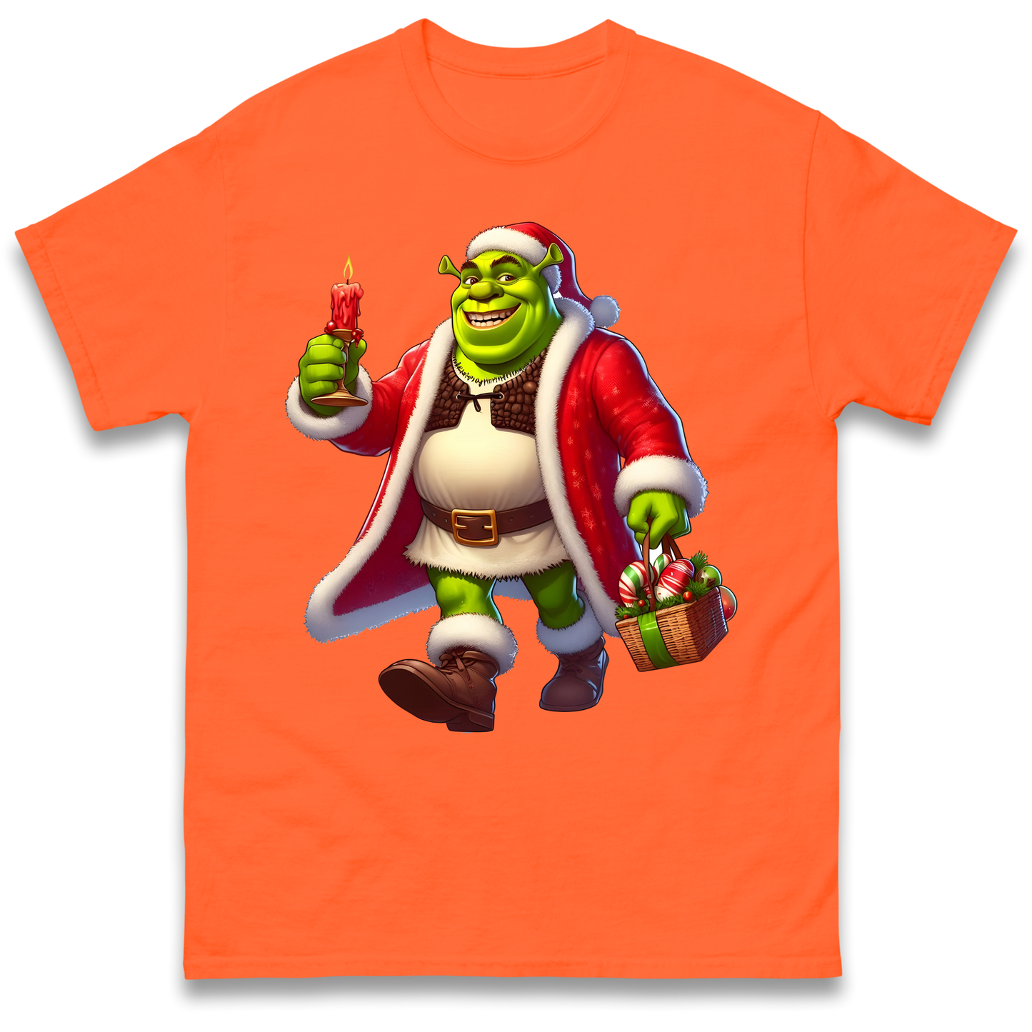 Shrek Santa Candle T Shirt