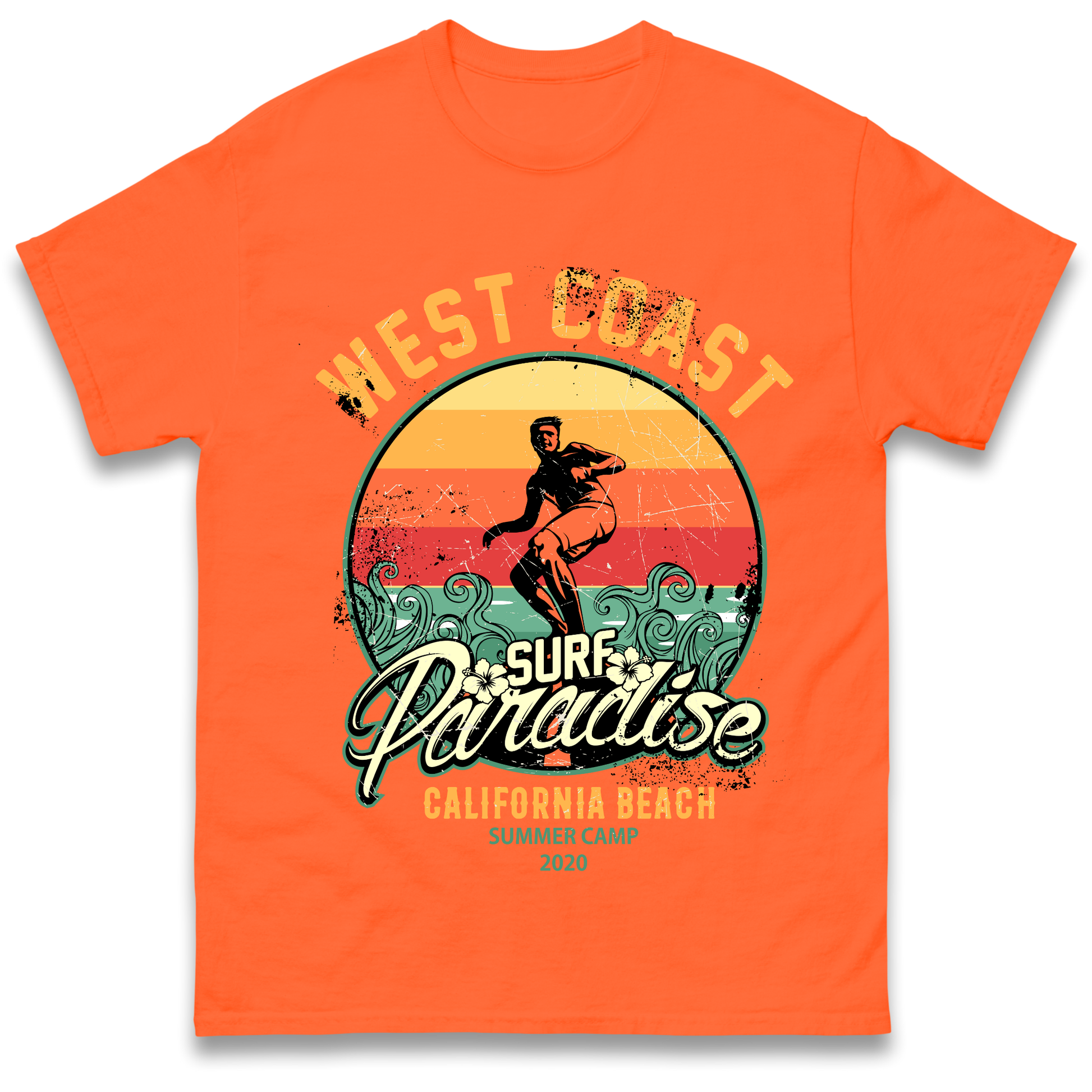 West Coast Surf Paradise T Shirt