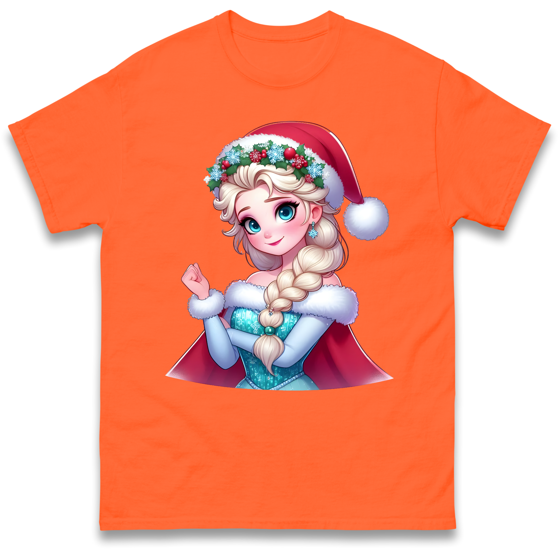 Elsa Frozen Santa T Shirt