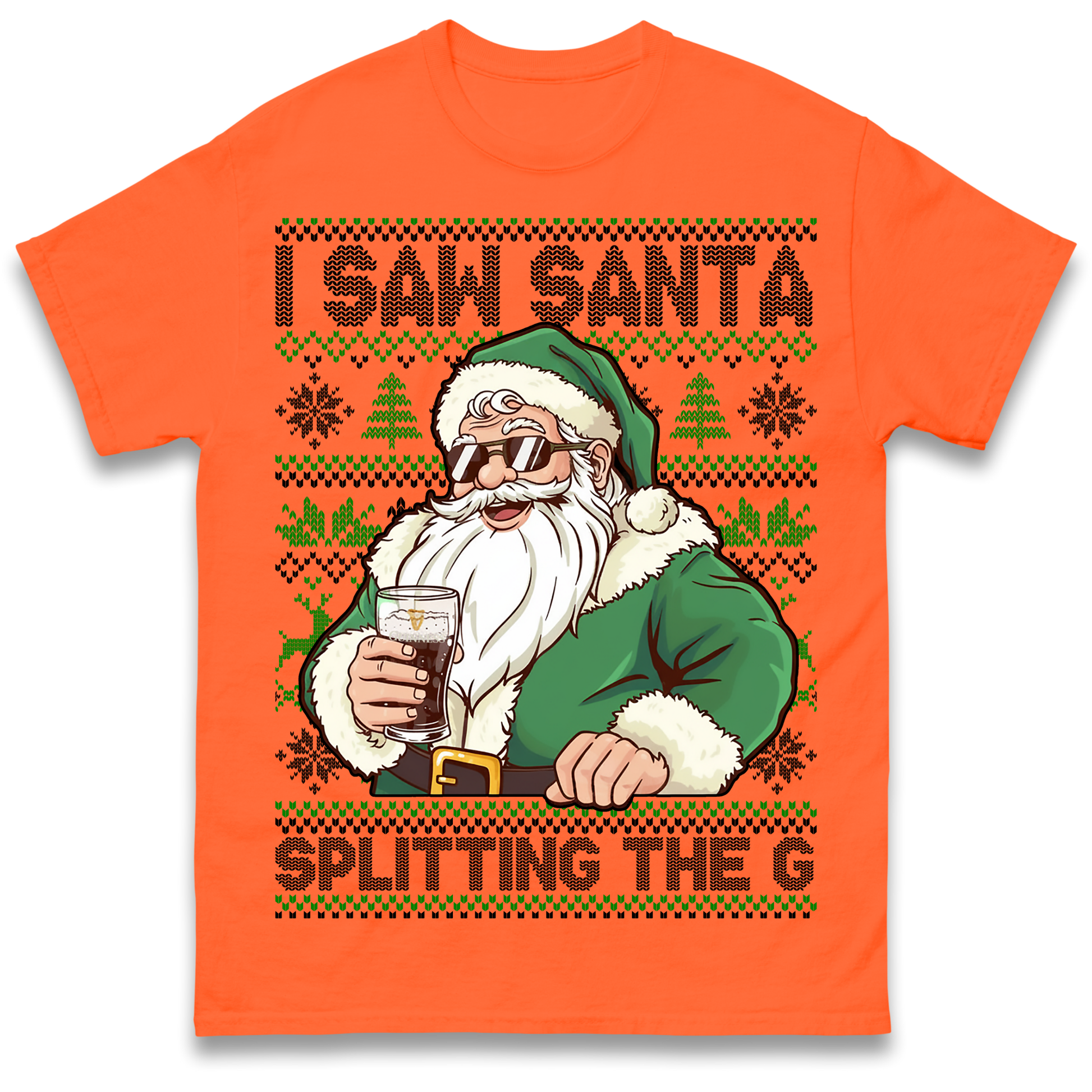 Santa Splitting The G T Shirt